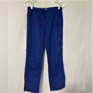 Figs Blue Professional Scrub Pants Straight Leg Size XS